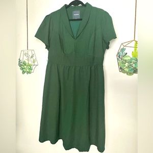 Green Retro ModCloth Dress
